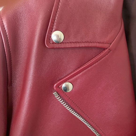 Acne Studios Leather Biker Jacket - Picture 11 of 15